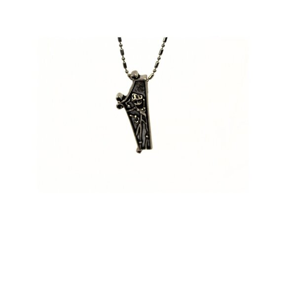 Jack Skellington Santa Coffin Necklace | Tim Burton Goth Christmas - Picture 4 of 5